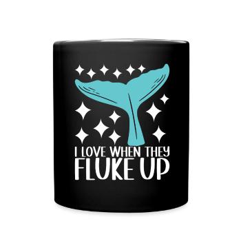 Observateurs de baleines - Mug uni - noir - Devant