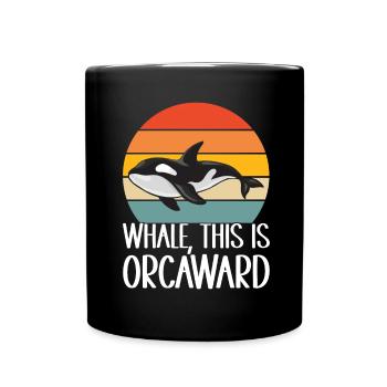 Orques d’observation des baleines - Mug uni - noir - Devant