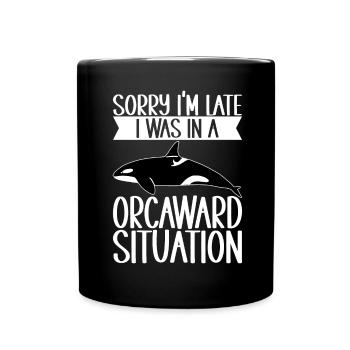 Orques d’observation des baleines - Mug uni - noir - Devant