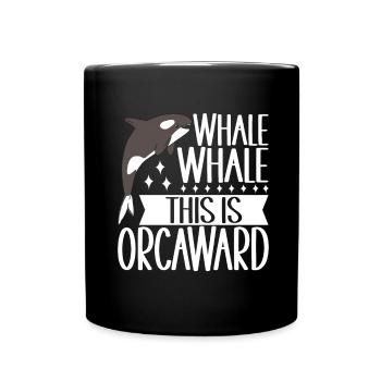 Orques d’observation des baleines - Mug uni - noir - Devant