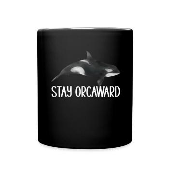 Orques d’observation des baleines - Mug uni - noir - Devant