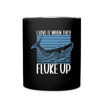 Observateurs de baleines - Mug uni - noir - Devant