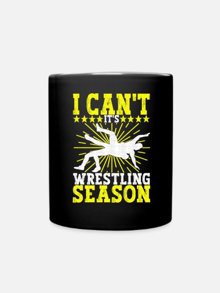 Wrestling Ringen Ringer - Tasse einfarbig - Schwarz