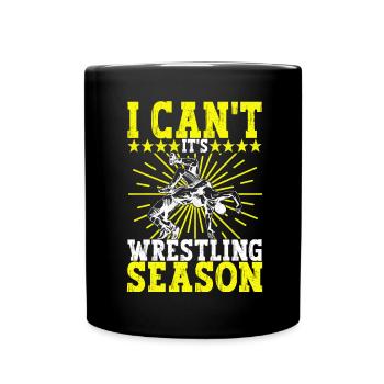 Lutte Lutteurs Lutteurs - Mug uni - noir - Devant