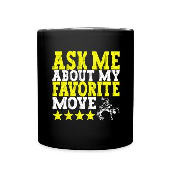 Lutte Lutteurs Lutteurs - Mug uni - noir - Devant