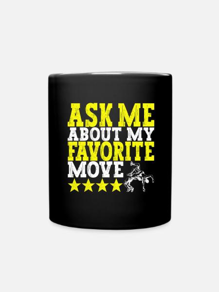 Wrestling Ringen Ringer - Tasse einfarbig - Schwarz