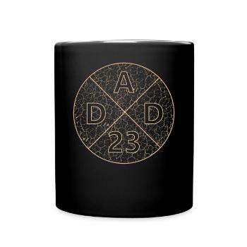 Dad 23 - Tasse einfarbig - Schwarz - Vorne
