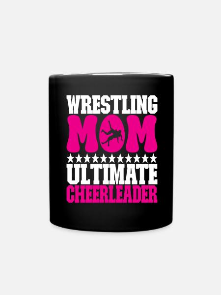 Wrestling Mom Ringen Ringer - Tasse einfarbig - Schwarz