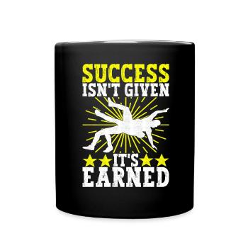 Lutte Lutteurs Lutteurs - Mug uni - noir - Devant