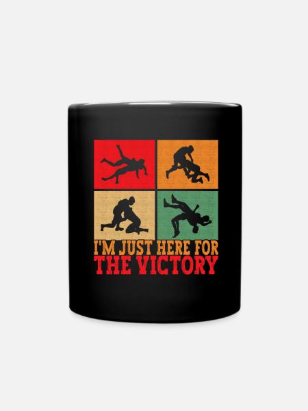 Wrestling Ringen Ringer - Tasse einfarbig - Schwarz