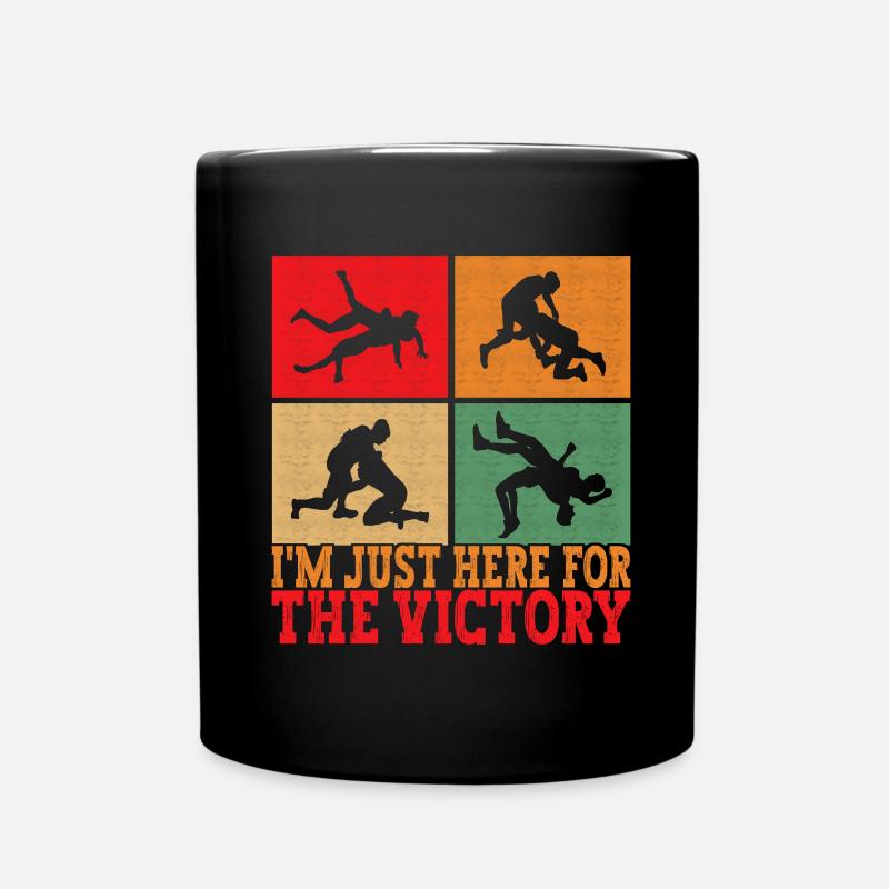 Wrestling Ringen Ringer - Tasse einfarbig - Schwarz