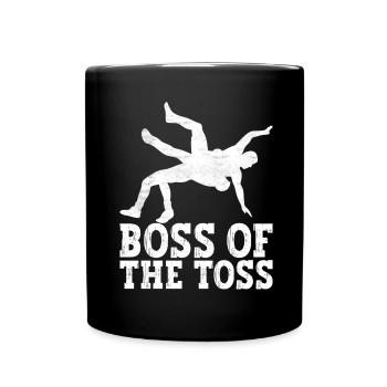 Lutte Lutteurs Lutteurs - Mug uni - noir - Devant