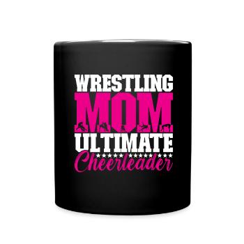 Lutte Maman Lutteuse - Mug uni - noir - Devant