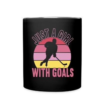 Eishockey Eishockeyspieler - Tasse einfarbig - Schwarz - Vorne