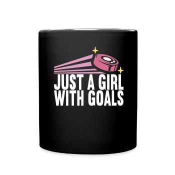 Eishockey Eishockeyspieler - Tasse einfarbig - Schwarz - Vorne