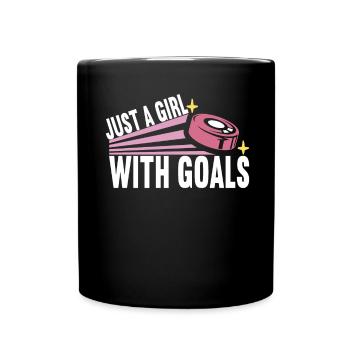 Eishockey Eishockeyspieler - Tasse einfarbig - Schwarz - Vorne