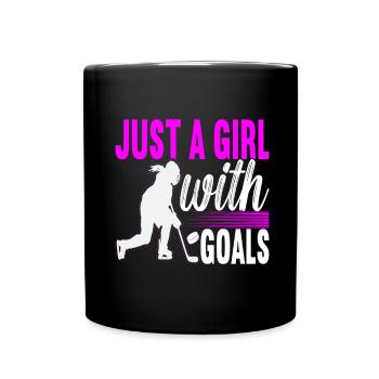 Eishockey Eishockeyspieler - Tasse einfarbig - Schwarz - Vorne