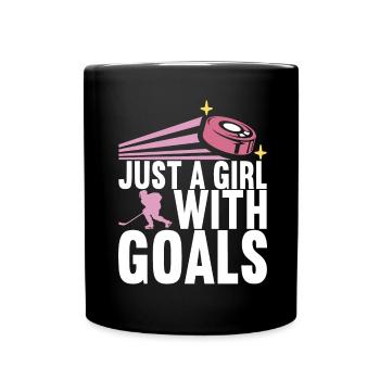 Eishockey Eishockeyspieler - Tasse einfarbig - Schwarz - Vorne