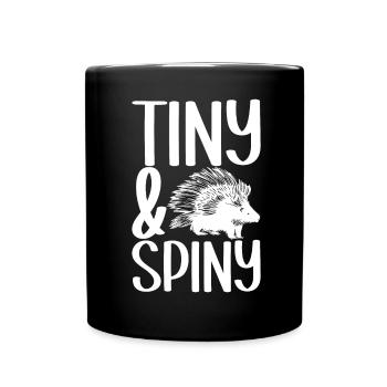 Porc-épic mignon - Mug uni - noir - Devant