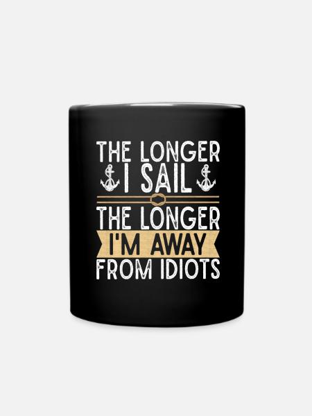 Voiliers marins - Mug uni - noir