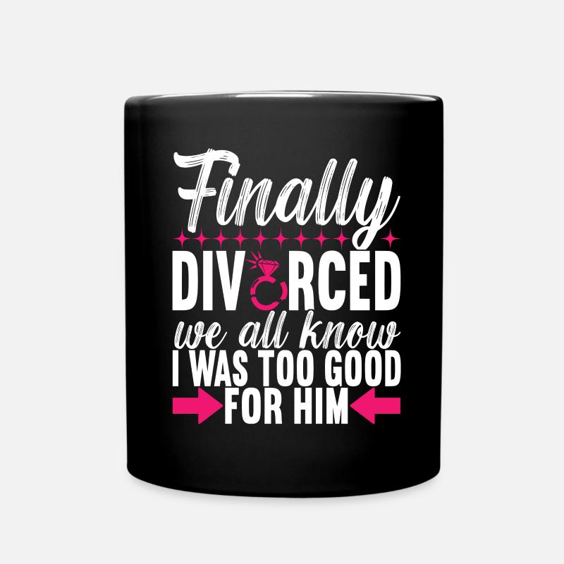 Divorce Divorcé - Mug uni - noir