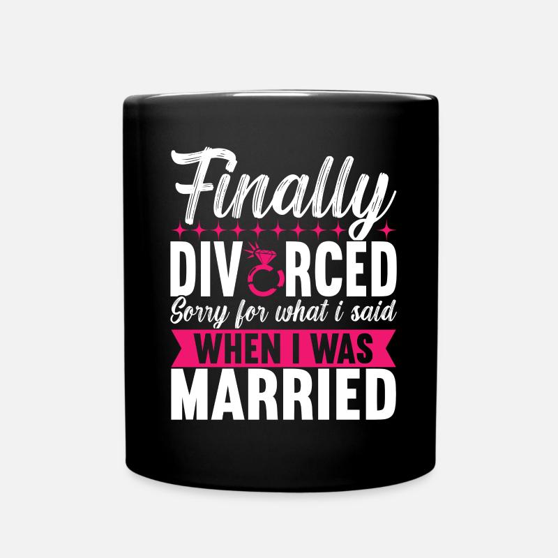 Divorce Divorcé - Mug uni - noir