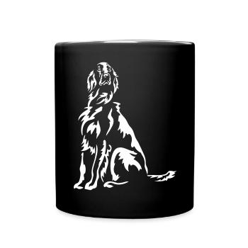 Irish Setter "Black Edition" - Full Colour Mug - black - Front