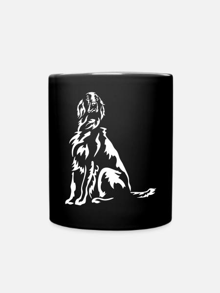 Irish Setter "Black Edition" - Tasse einfarbig - Schwarz