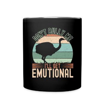 Emu Strauss - Full Colour Mug - black - Front