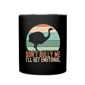 Emu Strauss - Full Colour Mug - black - Front