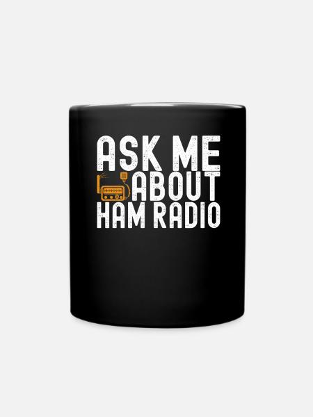 Ham Radio Ham Funker - Tasse einfarbig - Schwarz