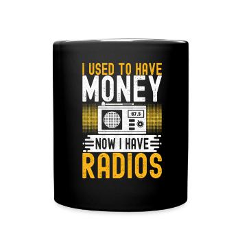 Ham Radio Ham Funker - Tasse einfarbig - Schwarz - Vorne