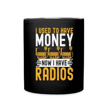 Ham Radio Ham Funker - Tasse einfarbig - Schwarz - Vorne