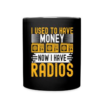 Ham Radio Ham Funker - Tasse einfarbig - Schwarz - Vorne
