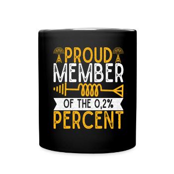 Ham Radio Ham Funker - Tasse einfarbig - Schwarz - Vorne