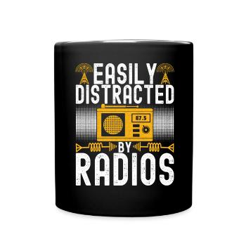 Ham Radio Ham Funker - Tasse einfarbig - Schwarz - Vorne