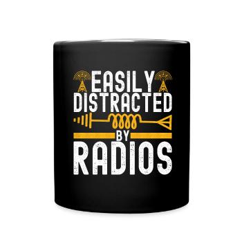 Ham Radio Ham Funker - Tasse einfarbig - Schwarz - Vorne
