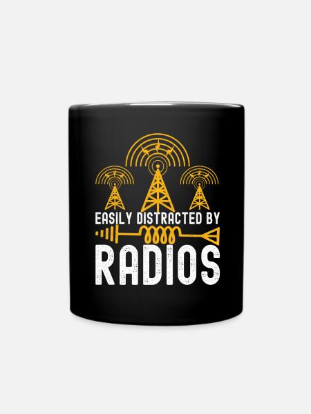 Ham Radio Ham Radio Operator - Full Colour Mug - black