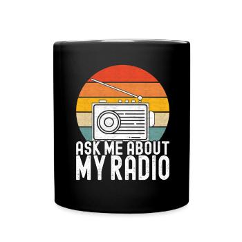 Ham Radio Ham Radio Operator - Full Colour Mug - black - Front