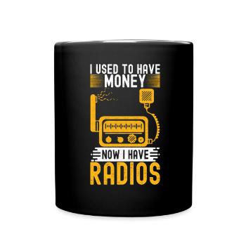 Ham Radio Ham Radio Operator - Full Colour Mug - black - Front