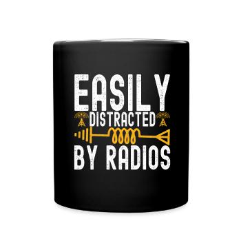 Ham Radio Ham Radio Operator - Full Colour Mug - black - Front