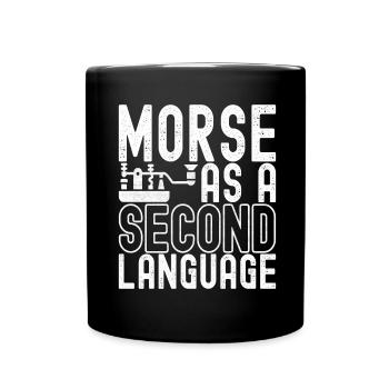 Ham Radio Ham Radio Operator - Full Colour Mug - black - Front