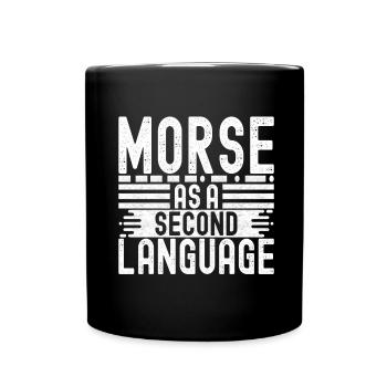 Ham Radio Ham Radio Operator - Full Colour Mug - black - Front