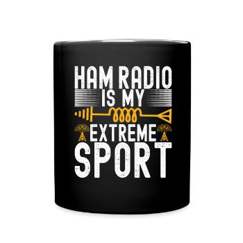 Ham Radio Ham Radio Operator - Full Colour Mug - black - Front