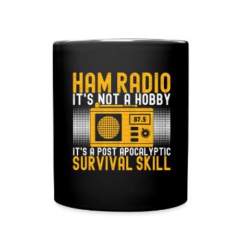 Ham Radio Ham Radio Operator - Full Colour Mug - black - Front