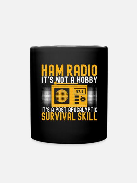 Ham Radio Ham Funker - Tasse einfarbig - Schwarz
