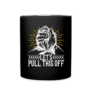 Bras de fer Bras de fer - Mug uni - noir - Devant