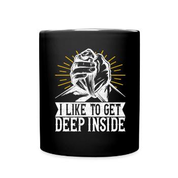 Arm wrestling arm wrestling - Full Colour Mug - black - Front