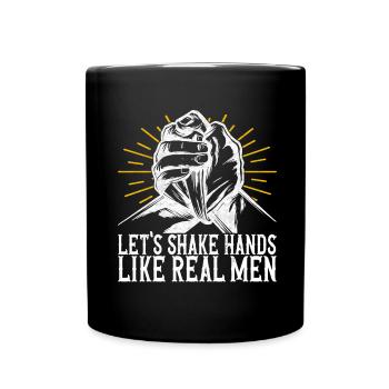 Arm wrestling arm wrestling - Full Colour Mug - black - Front