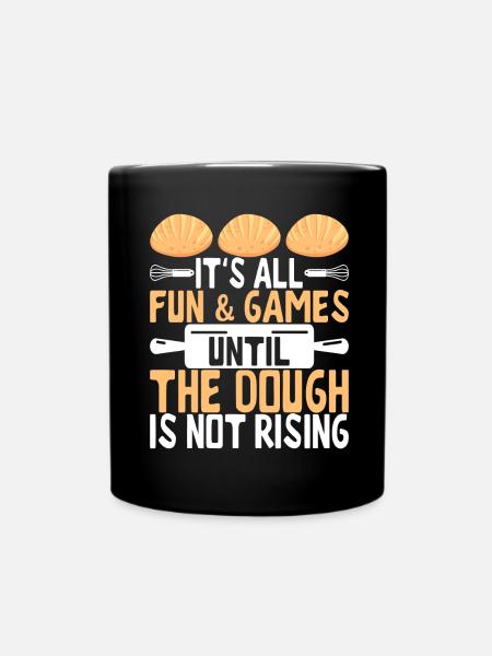 Bäcker Bäckerei Backen - Tasse einfarbig - Schwarz